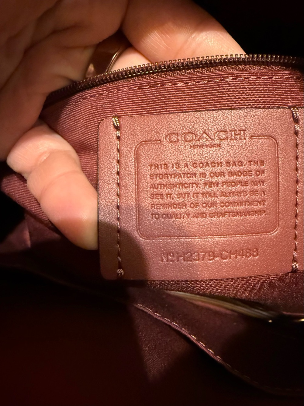 NEW Coach Leather-Trim Signature Canvas Satchel in Oxblood - Picture 4 of 5